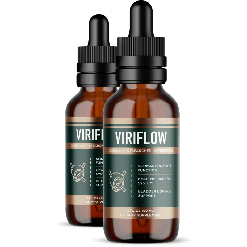 ViriFlow Men's Wellness Supplement Bottle (2 Bottle / 60 Day Pack)
