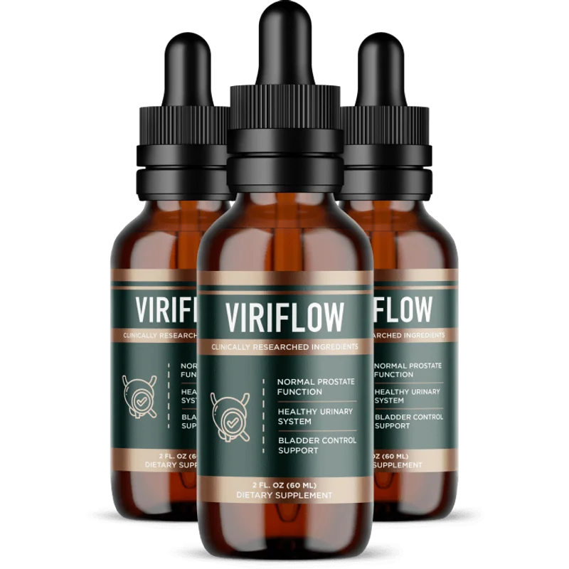ViriFlow Men's Wellness Supplement Bottle (3 Bottle / 90 Day Pack)